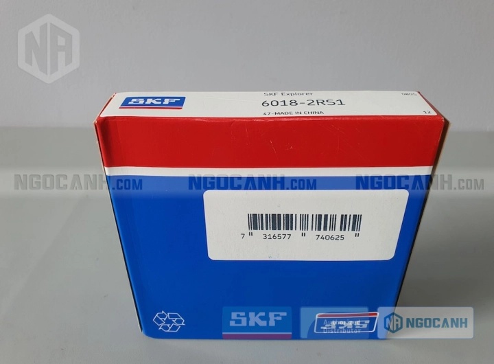Vòng bi bạc đạn 6018 90x140x24mm SKF — Ảnh gốc — ngocanh.com · 6018-3.jpg