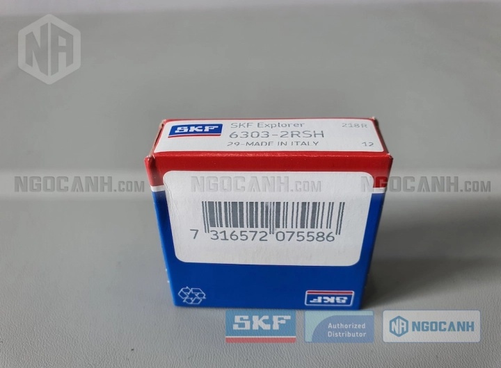 Vòng bi bạc đạn 6303 17x47x14mm SKF — Ảnh gốc — ngocanh.com · 6303-3.jpg