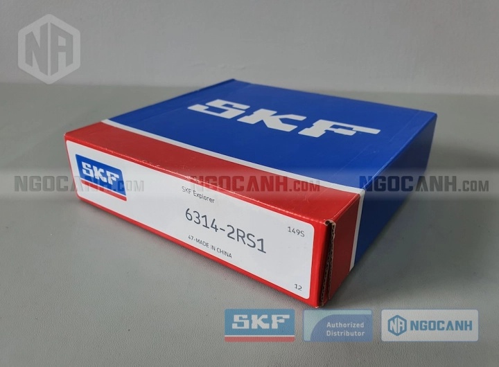 Vòng bi bạc đạn 6314 70x150x35mm SKF — Ảnh gốc — ngocanh.com · 6314-2.jpg