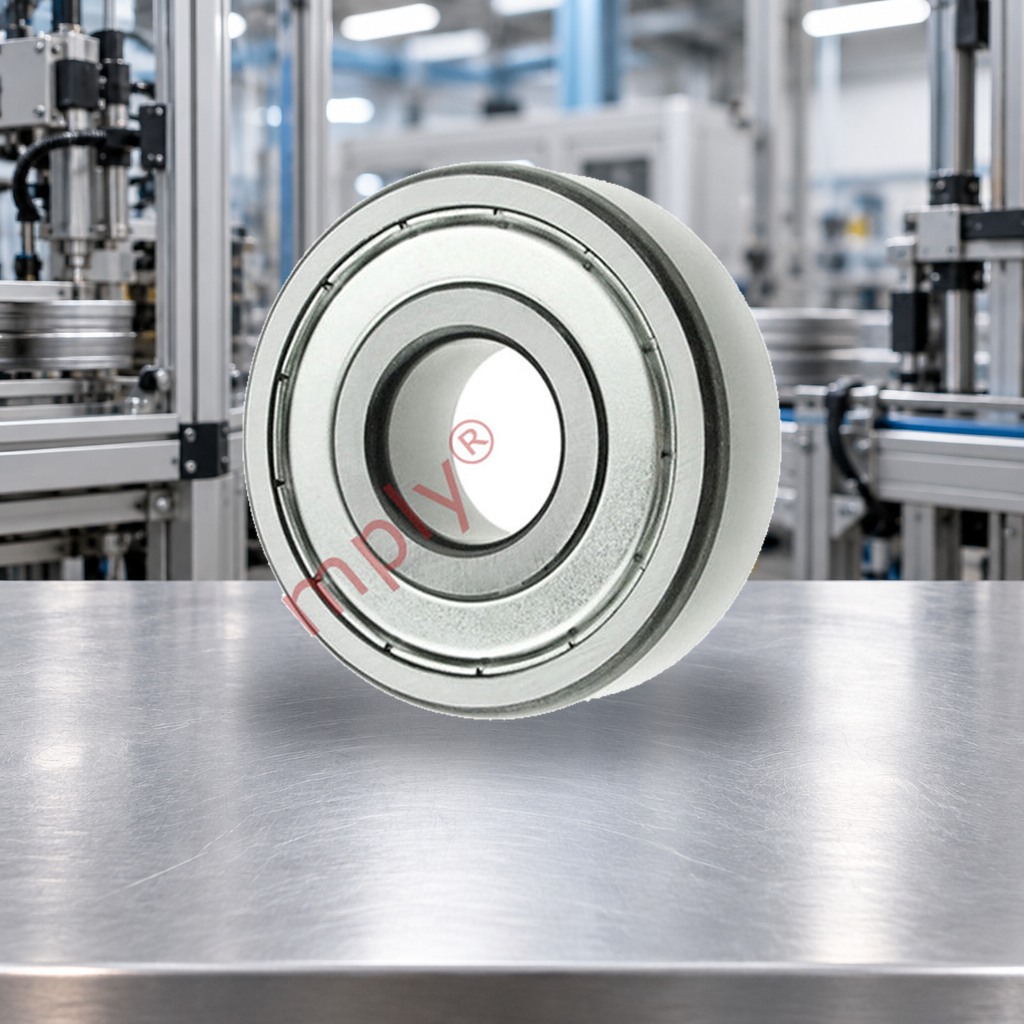 Vòng bi bạc đạn 6011 55x90x18mm Codex — Ảnh thực tế 4 — Lắp đặt thực tế