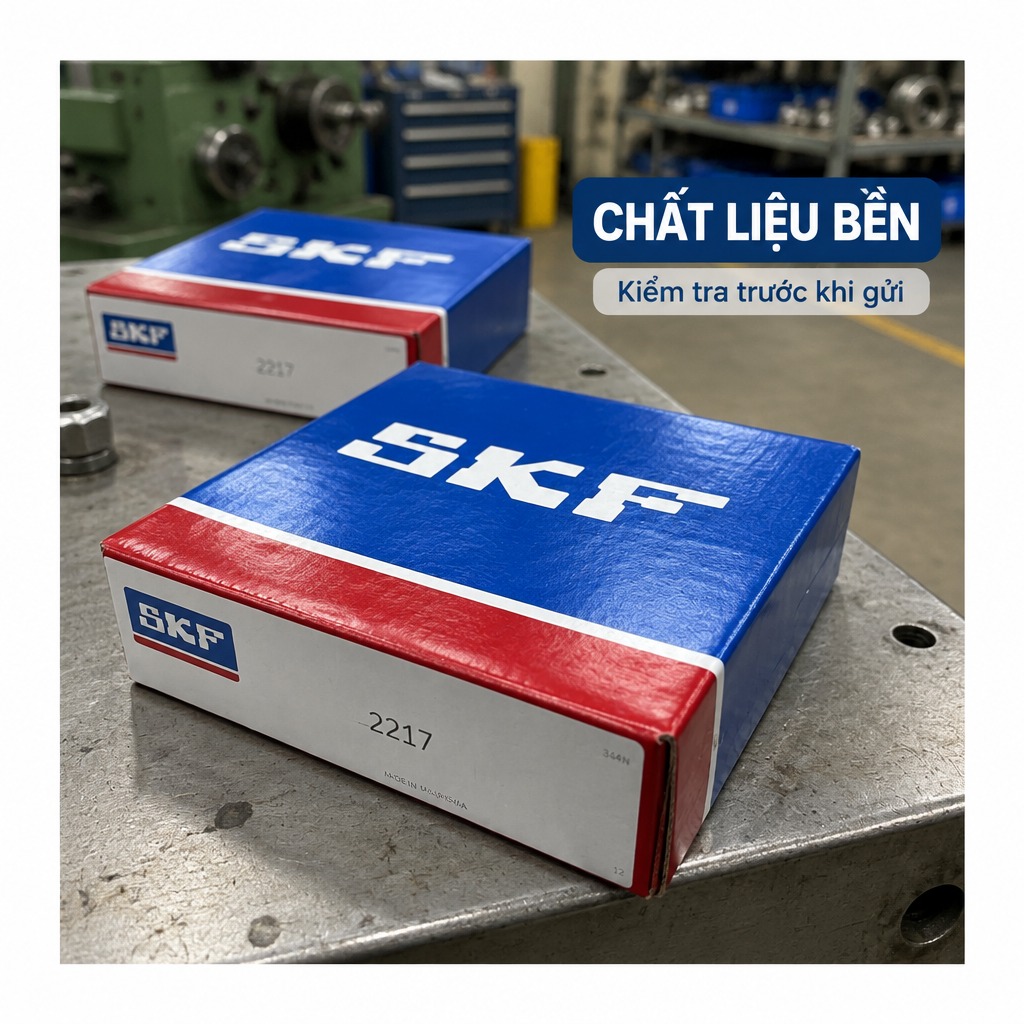Vòng bi bạc đạn 2217 85x150x36mm SKF — Ảnh phong cách — Chất liệu