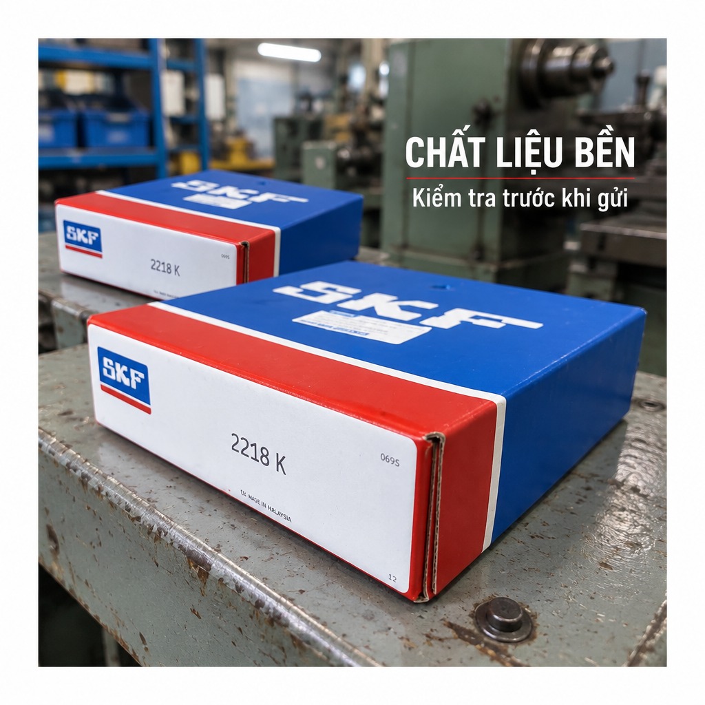 Vòng bi bạc đạn 2218 90x160x40mm SKF — Ảnh phong cách — Chất liệu