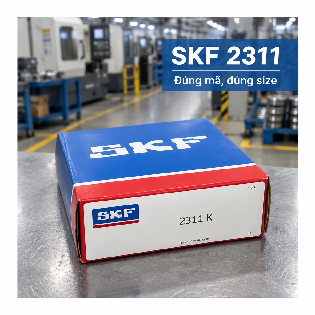 Vòng bi bạc đạn 2311 55x120x43mm SKF — Ảnh phong cách — Ảnh bìa