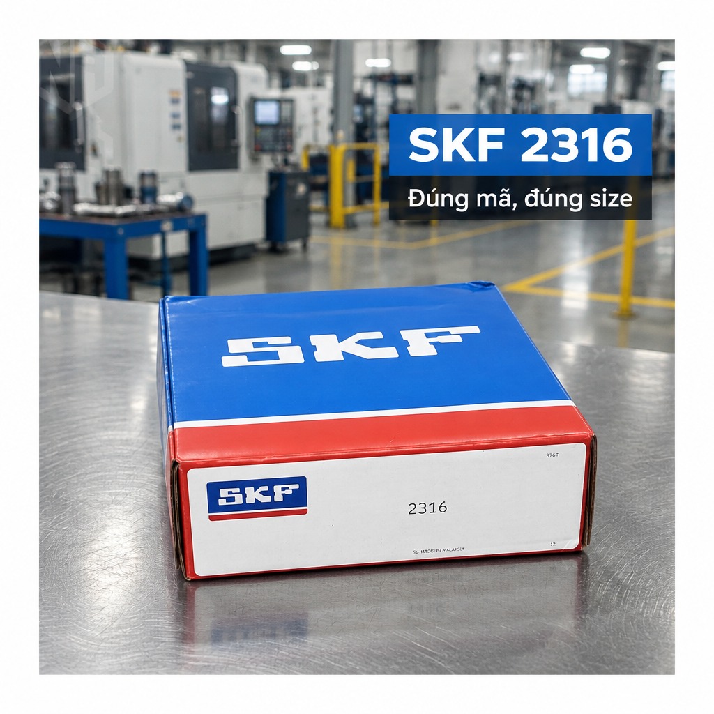Vòng bi bạc đạn 2316 80x170x58mm SKF — Ảnh phong cách — Ảnh bìa