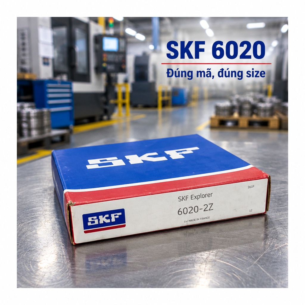 Vòng bi bạc đạn 6020 100x150x24mm SKF — Ảnh phong cách — Ảnh bìa
