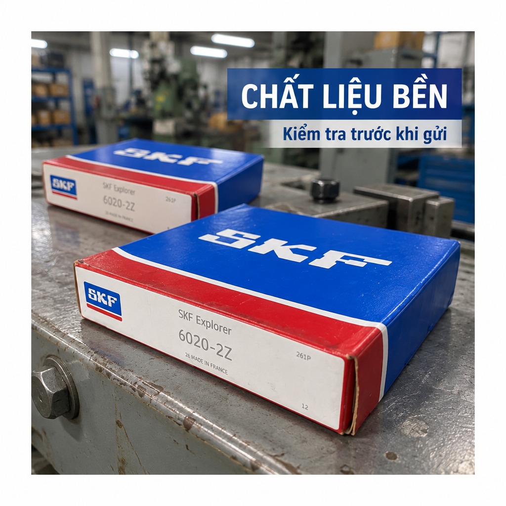 Vòng bi bạc đạn 6020 100x150x24mm SKF — Ảnh phong cách — Chất liệu