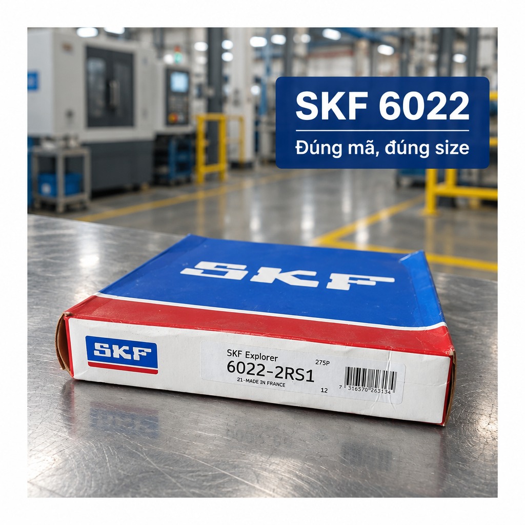 Vòng bi bạc đạn 6022 110x170x28mm SKF — Ảnh phong cách — Ảnh bìa