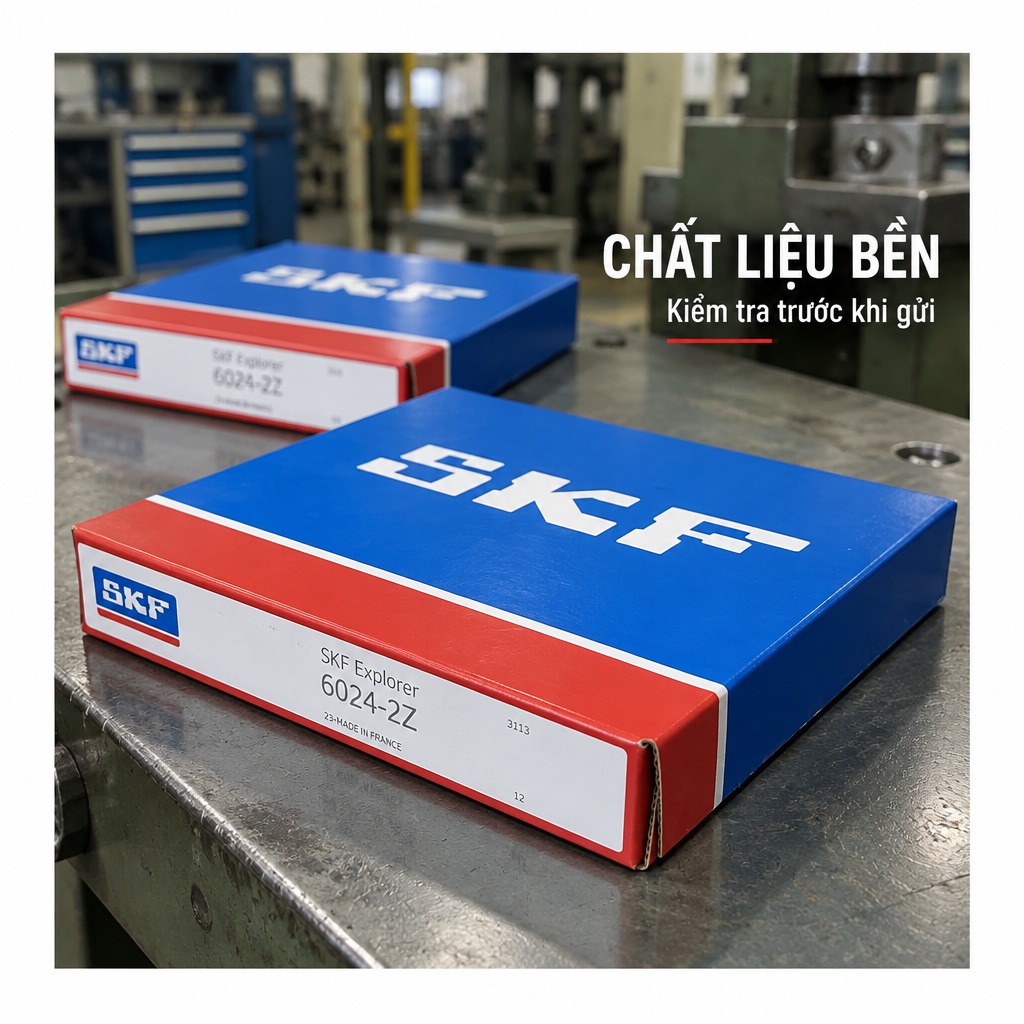 Vòng bi bạc đạn 6024 120x180x28mm SKF — Ảnh phong cách — Chất liệu