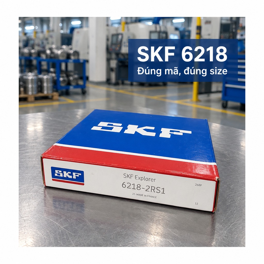 Vòng bi bạc đạn 6218 90x160x30mm SKF — Ảnh phong cách — Ảnh bìa