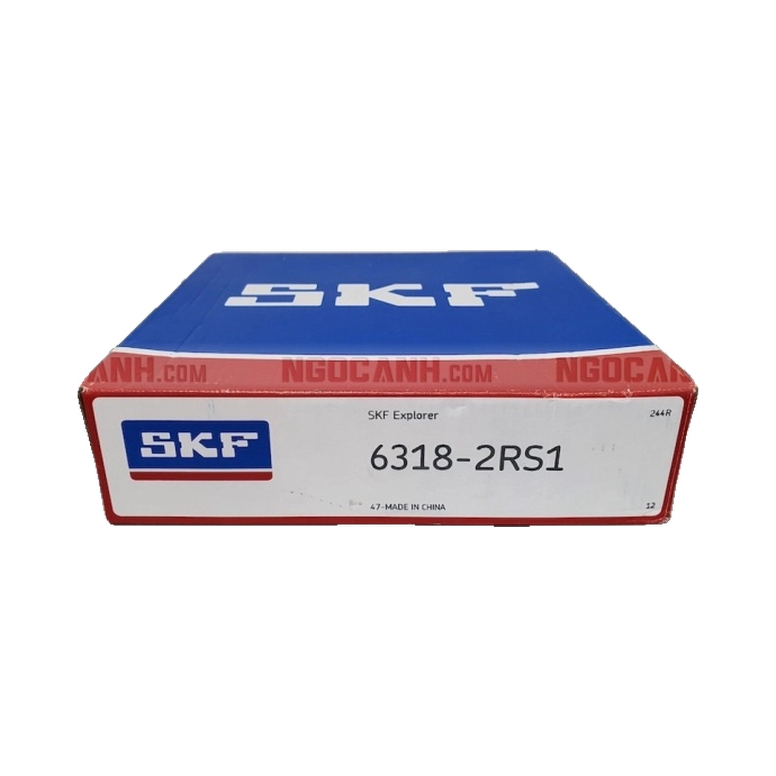 Vòng bi bạc đạn 6318 90x190x43mm SKF — Ảnh hiển thị chính — nền trắng