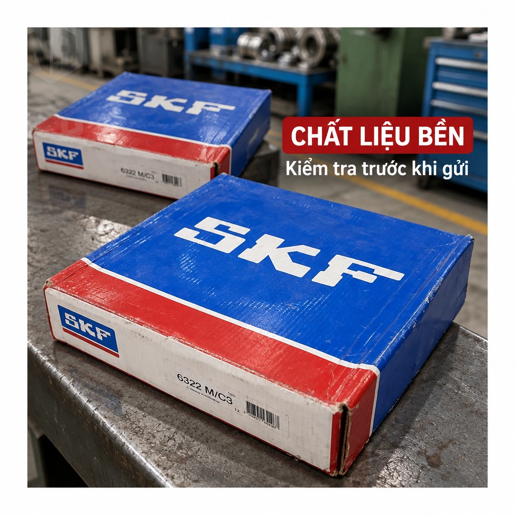 Vòng bi bạc đạn 6322 110x240x50mm SKF — Ảnh phong cách — Chất liệu