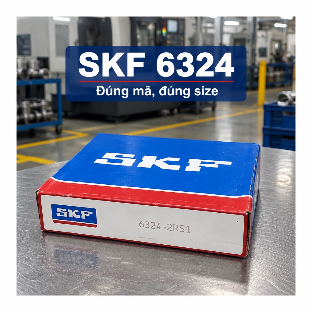 Vòng bi bạc đạn 6324 120x260x55mm SKF — Ảnh phong cách — Ảnh bìa