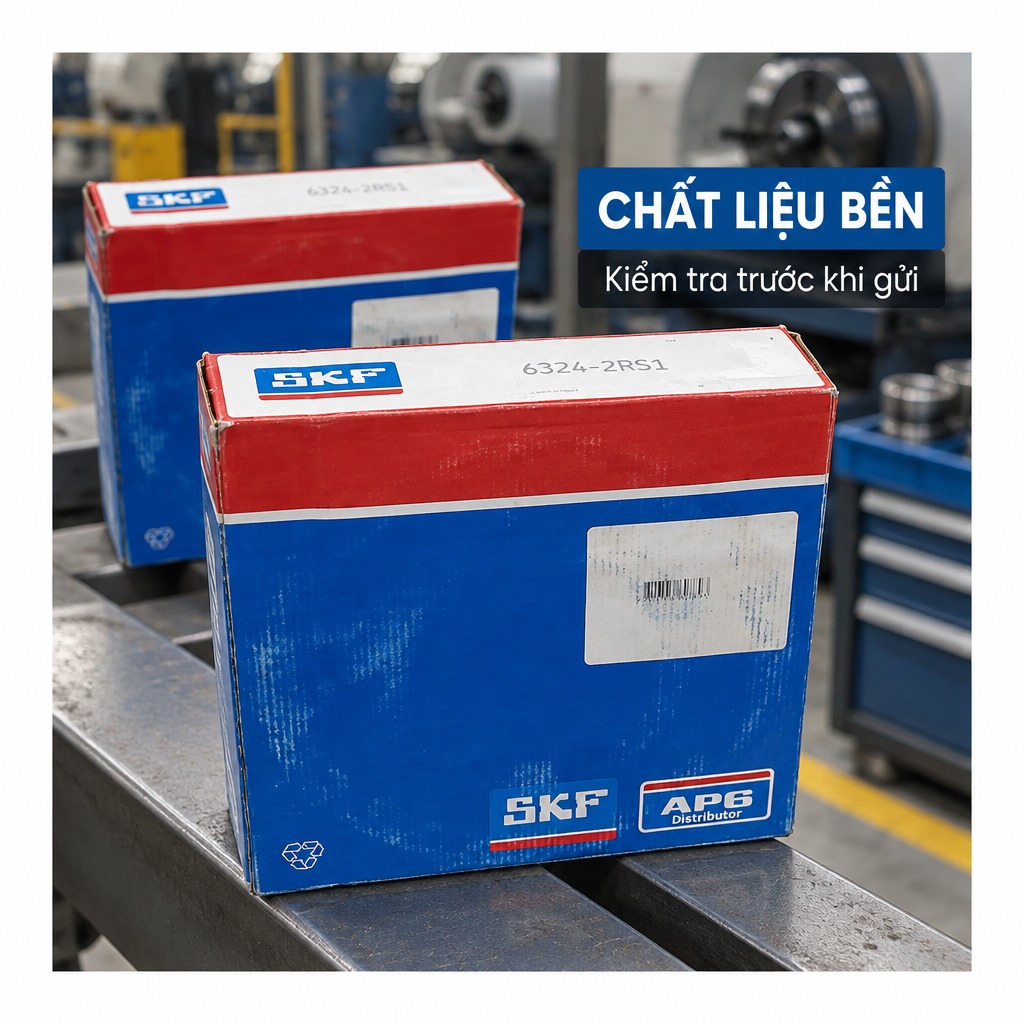 Vòng bi bạc đạn 6324 120x260x55mm SKF — Ảnh phong cách — Chất liệu