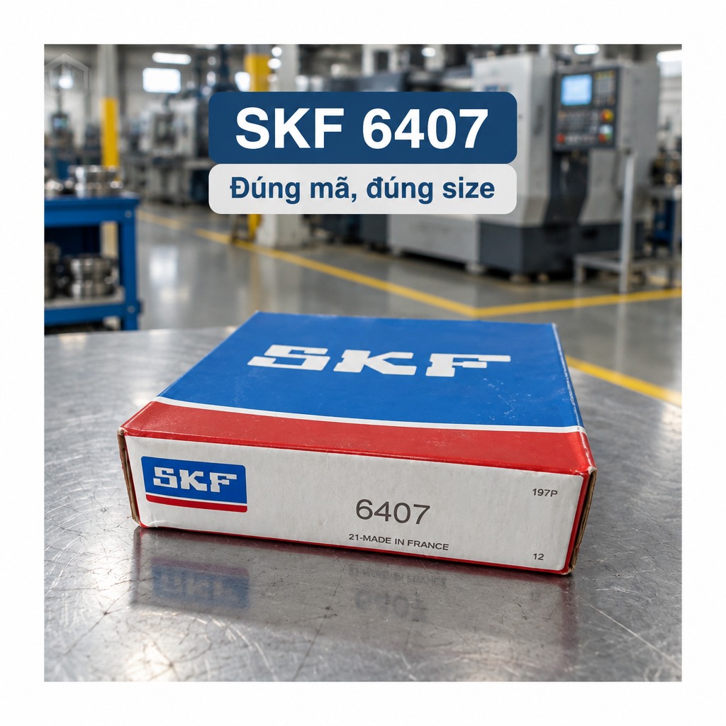 Vòng bi bạc đạn 6407 35x100x25mm SKF — Ảnh phong cách — Ảnh bìa