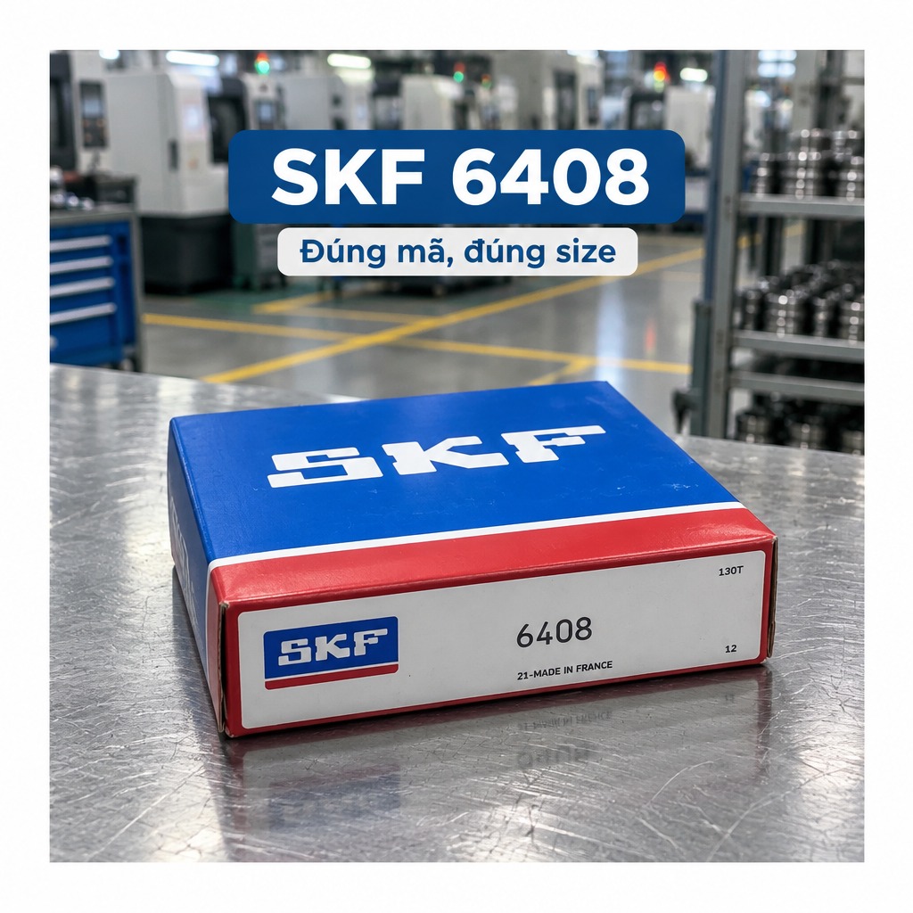 Vòng bi bạc đạn 6408 40x110x27mm SKF — Ảnh phong cách — Ảnh bìa