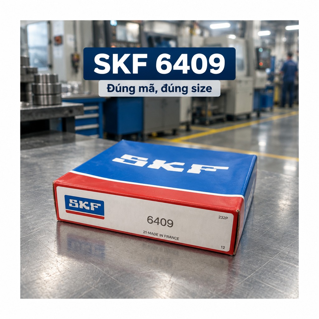 Vòng bi bạc đạn 6409 45x120x29mm SKF — Ảnh phong cách — Ảnh bìa