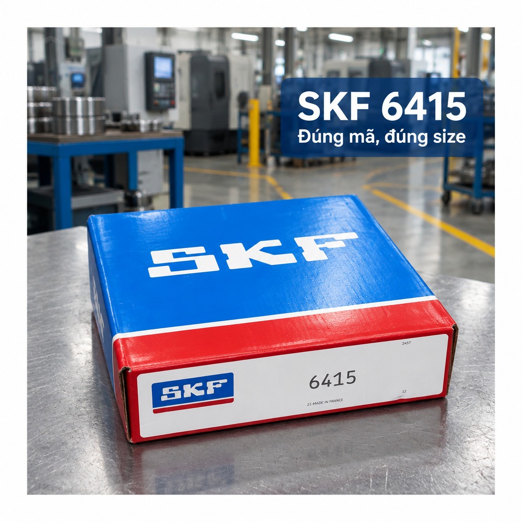Vòng bi bạc đạn 6415 75x190x45mm SKF — Ảnh phong cách — Ảnh bìa